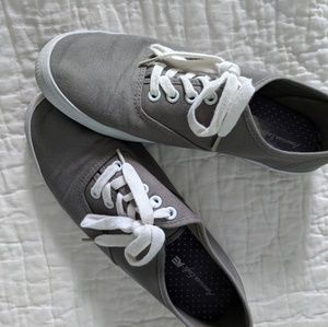 Grey sneakers